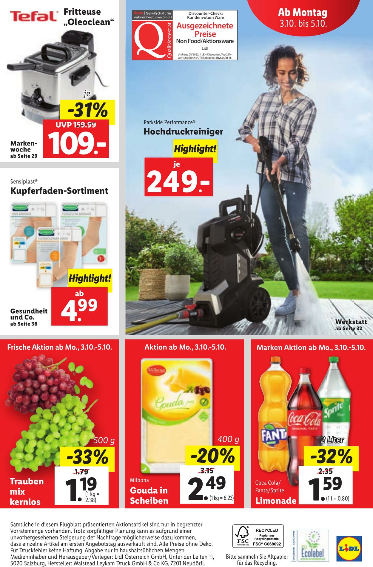 Prospekt Lidl 29.09.2022 - 05.10.2022