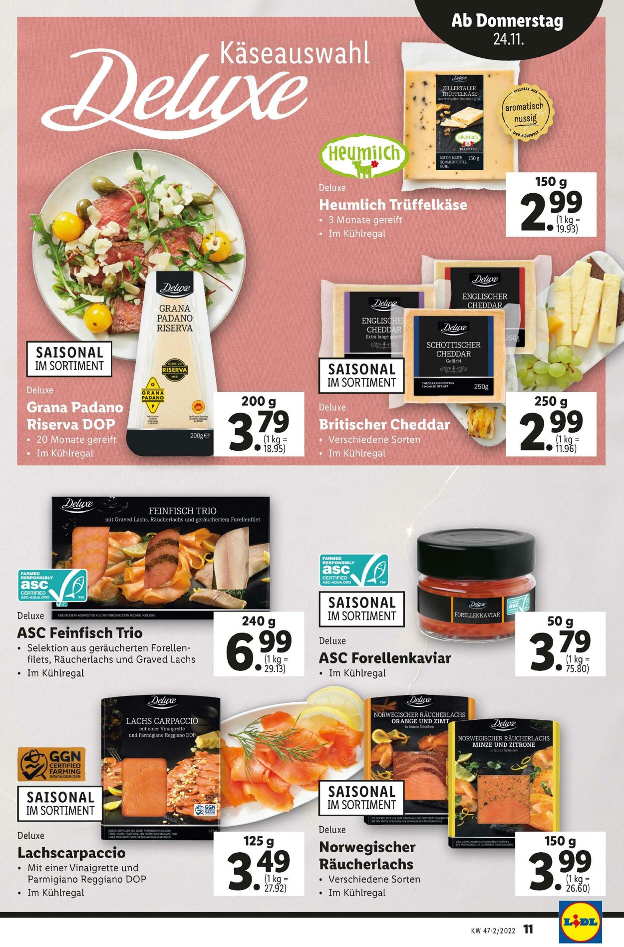 Prospekt Lidl 24.11.2022 - 30.11.2022