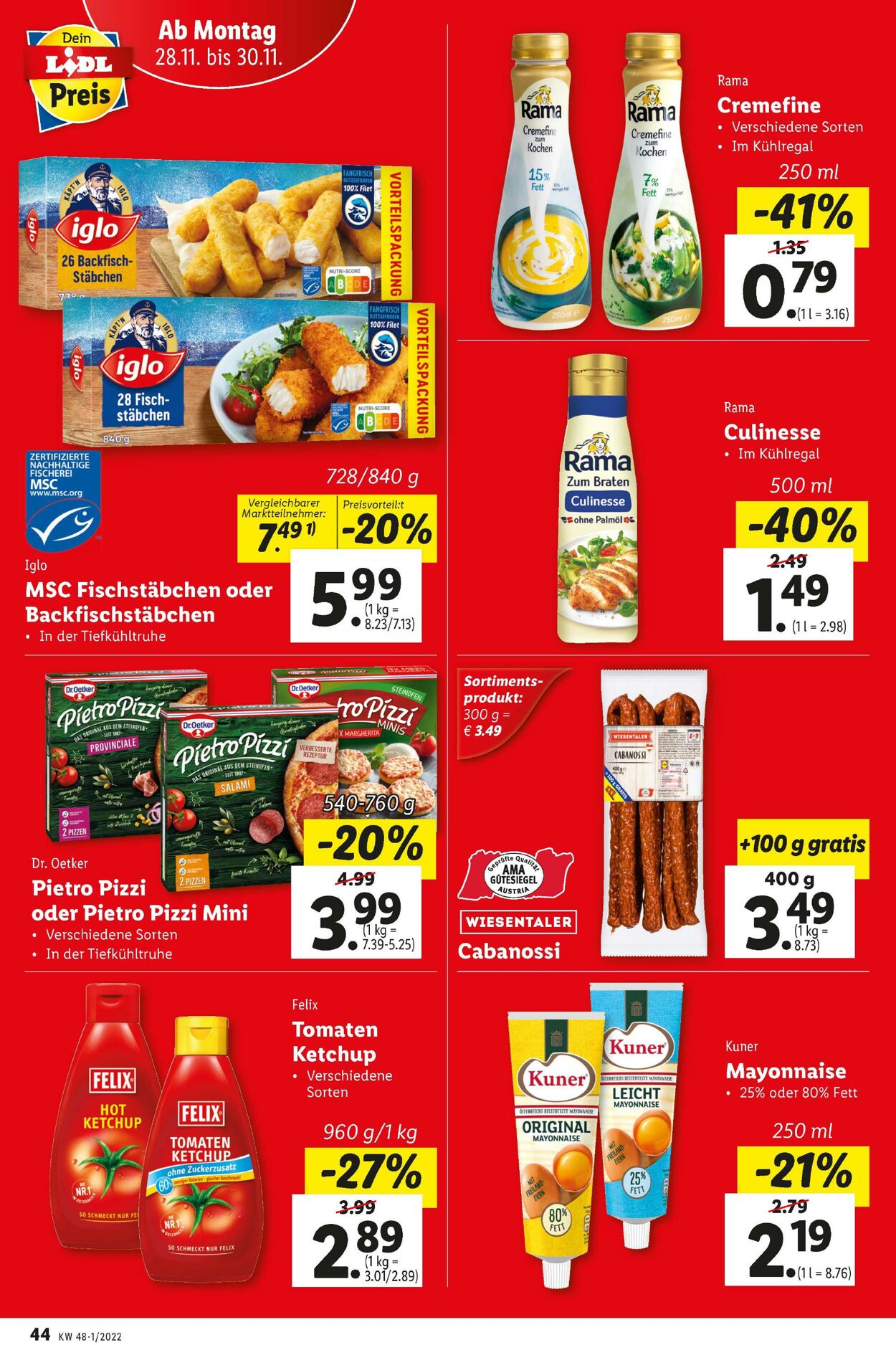 Prospekt Lidl 24.11.2022 - 30.11.2022