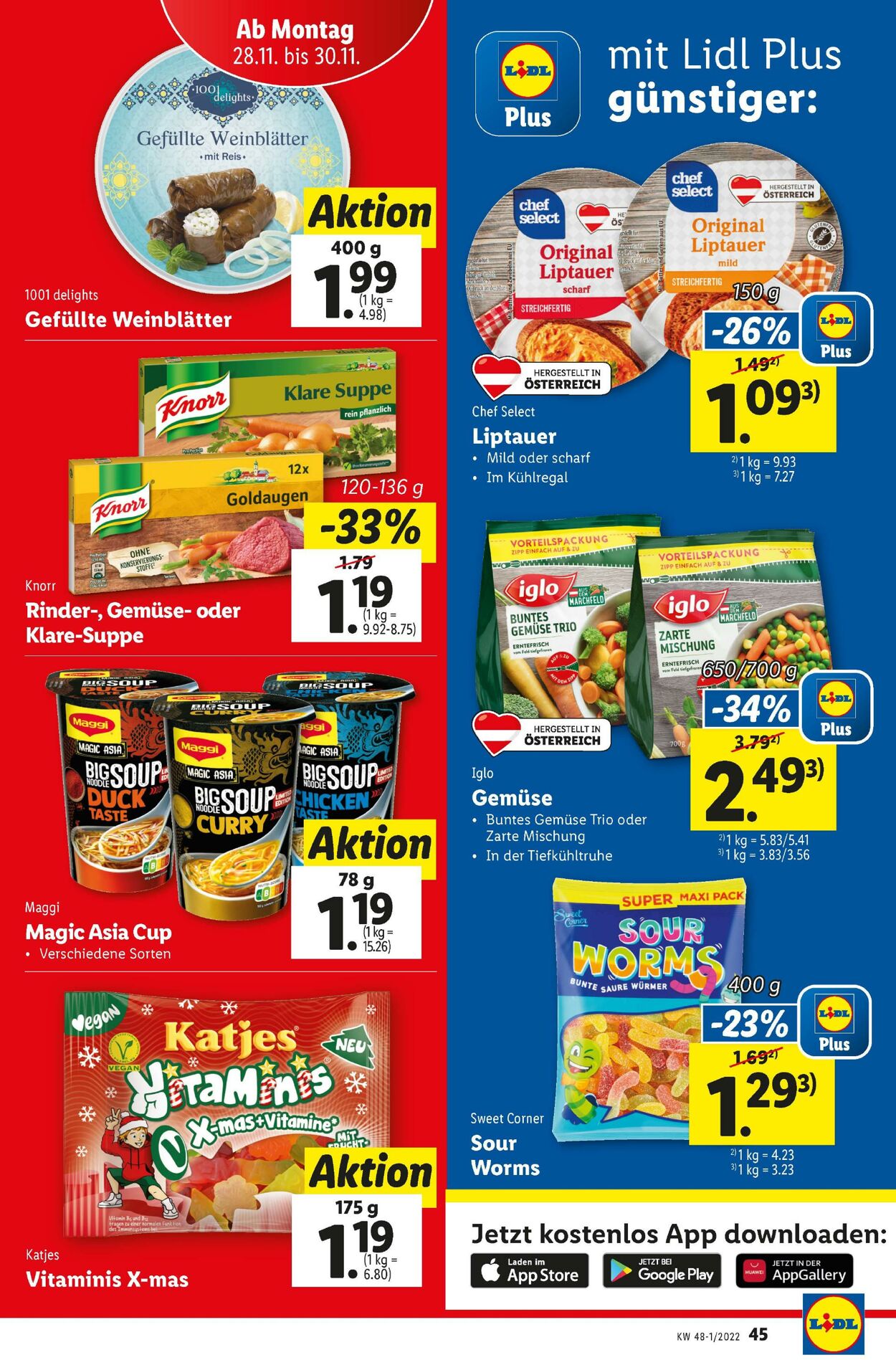 Prospekt Lidl 24.11.2022 - 30.11.2022