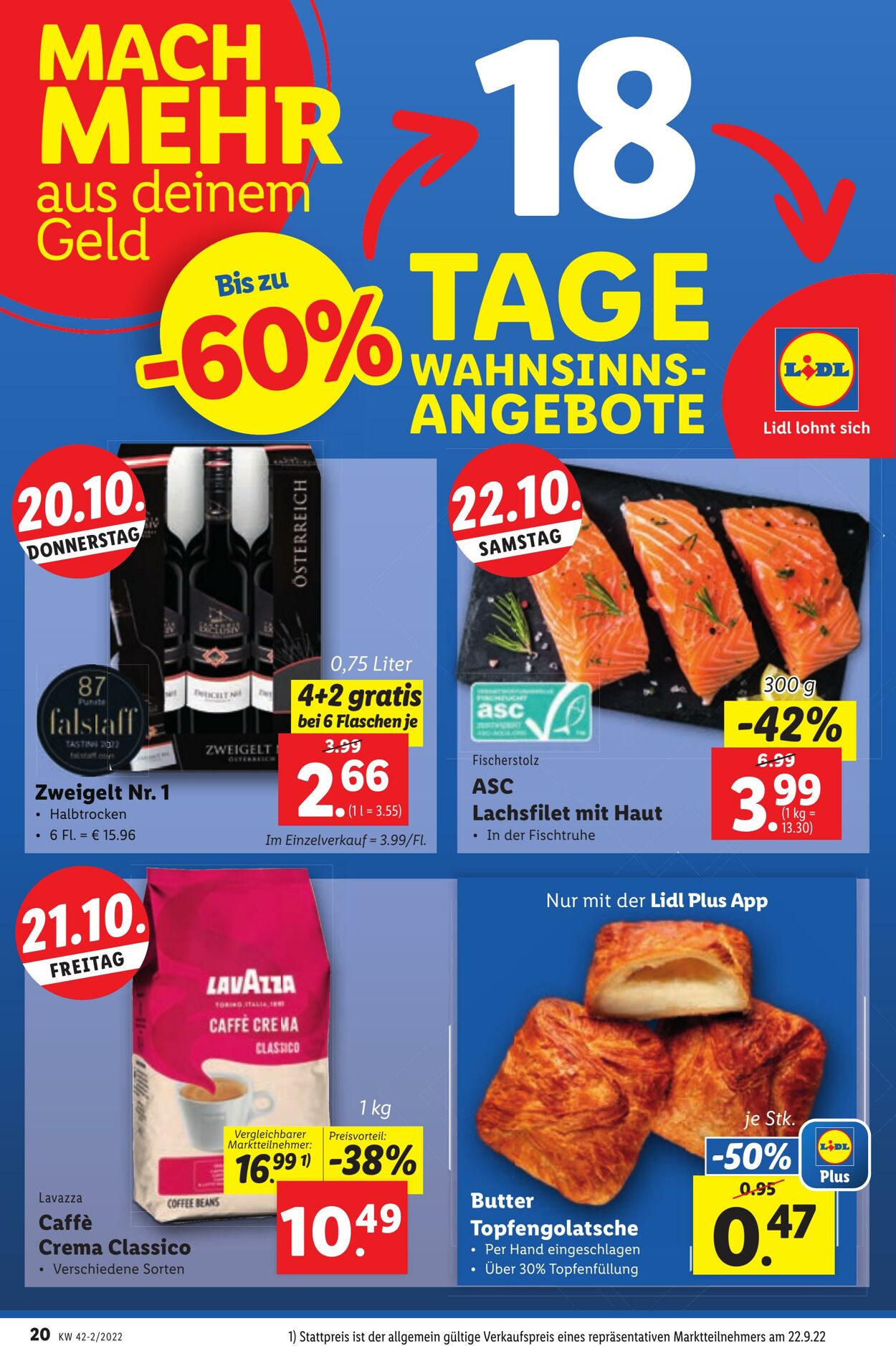 Prospekt Lidl 20.10.2022 - 25.10.2022