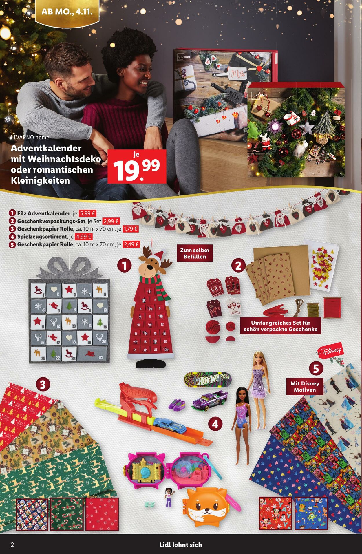 Prospekt Lidl 04.11.2024 - 14.12.2024