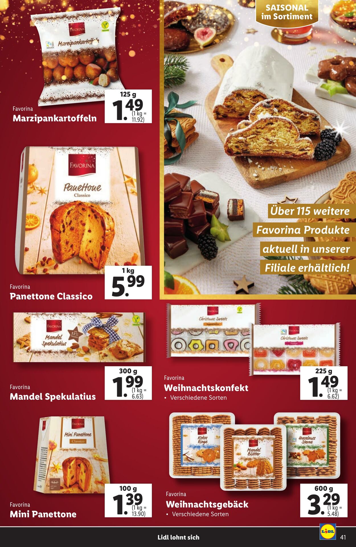 Prospekt Lidl 07.11.2024 - 24.12.2024