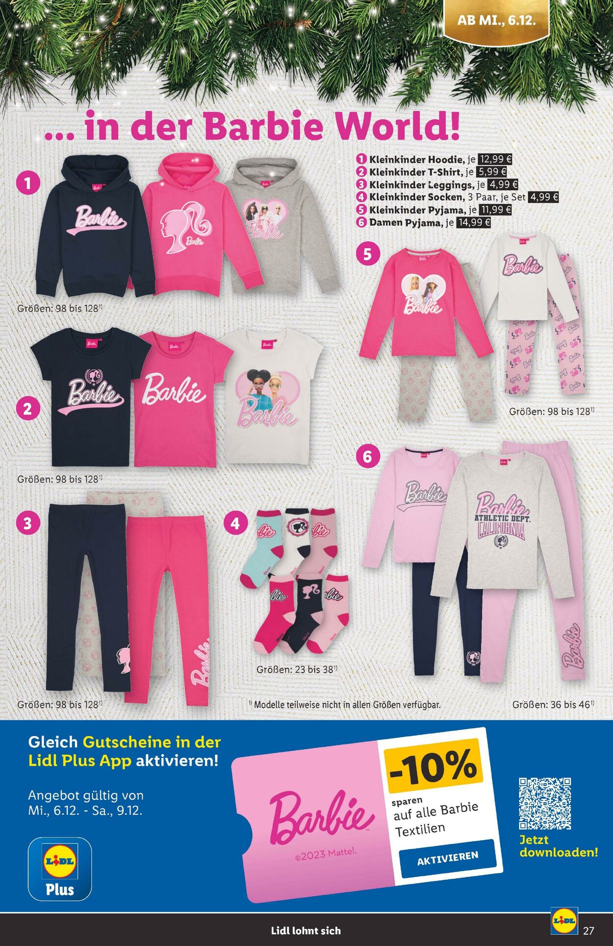 Prospekt Lidl 27.10.2023 - 14.12.2023