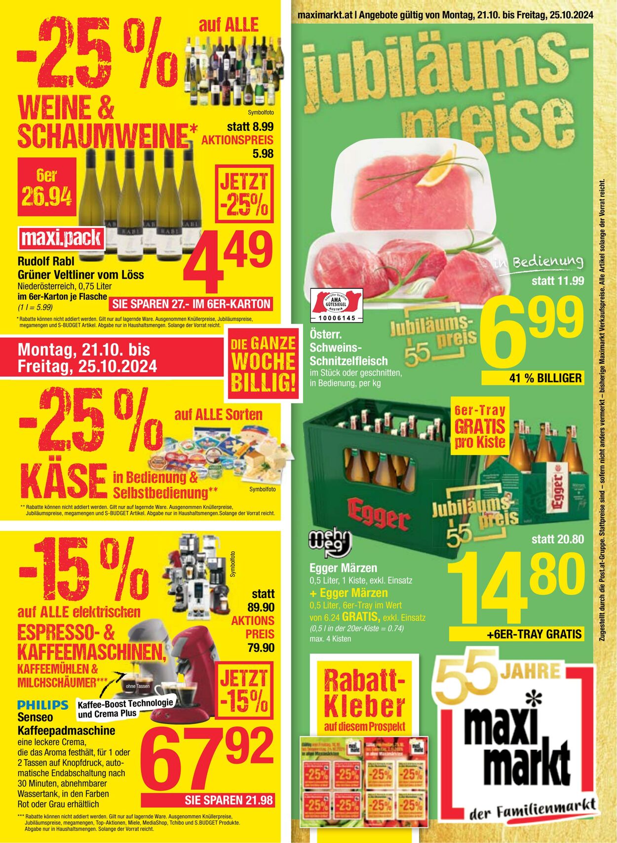 Prospekt Maximarkt 21.10.2024 - 25.10.2024