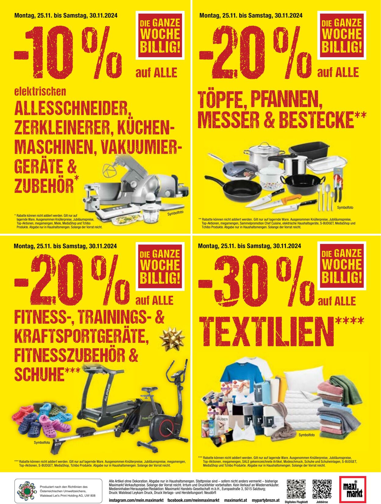 Prospekt Maximarkt 25.11.2024 - 30.11.2024