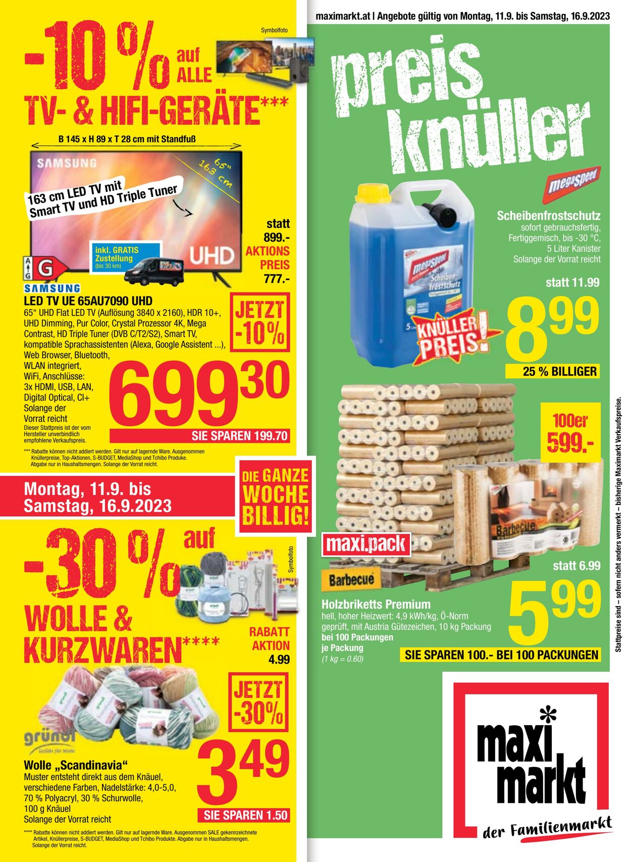 Prospekt Maximarkt 14.09.2023 - 16.09.2023