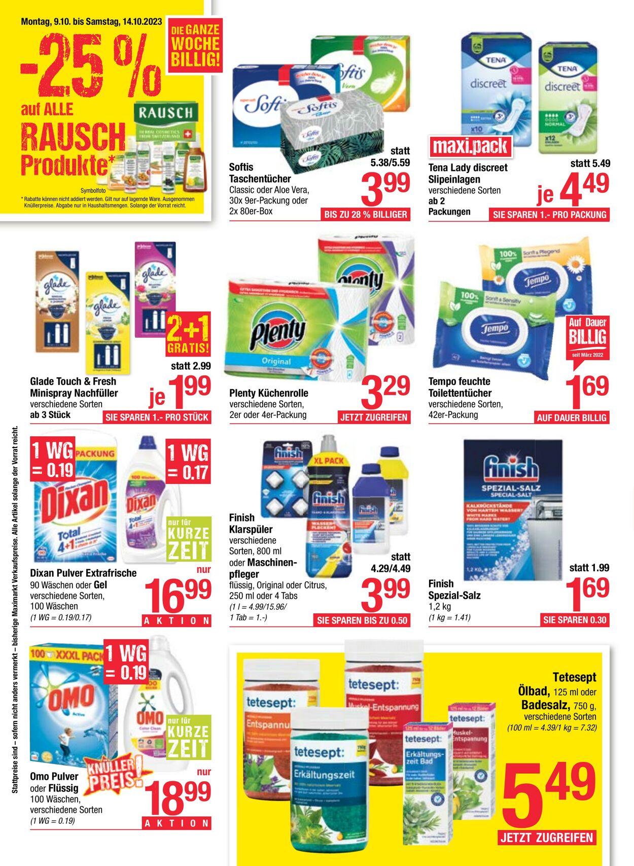 Prospekt Maximarkt 09.10.2023 - 14.10.2023