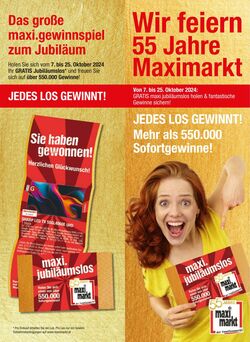 Prospekt Maximarkt 14.09.2024 - 31.12.2024