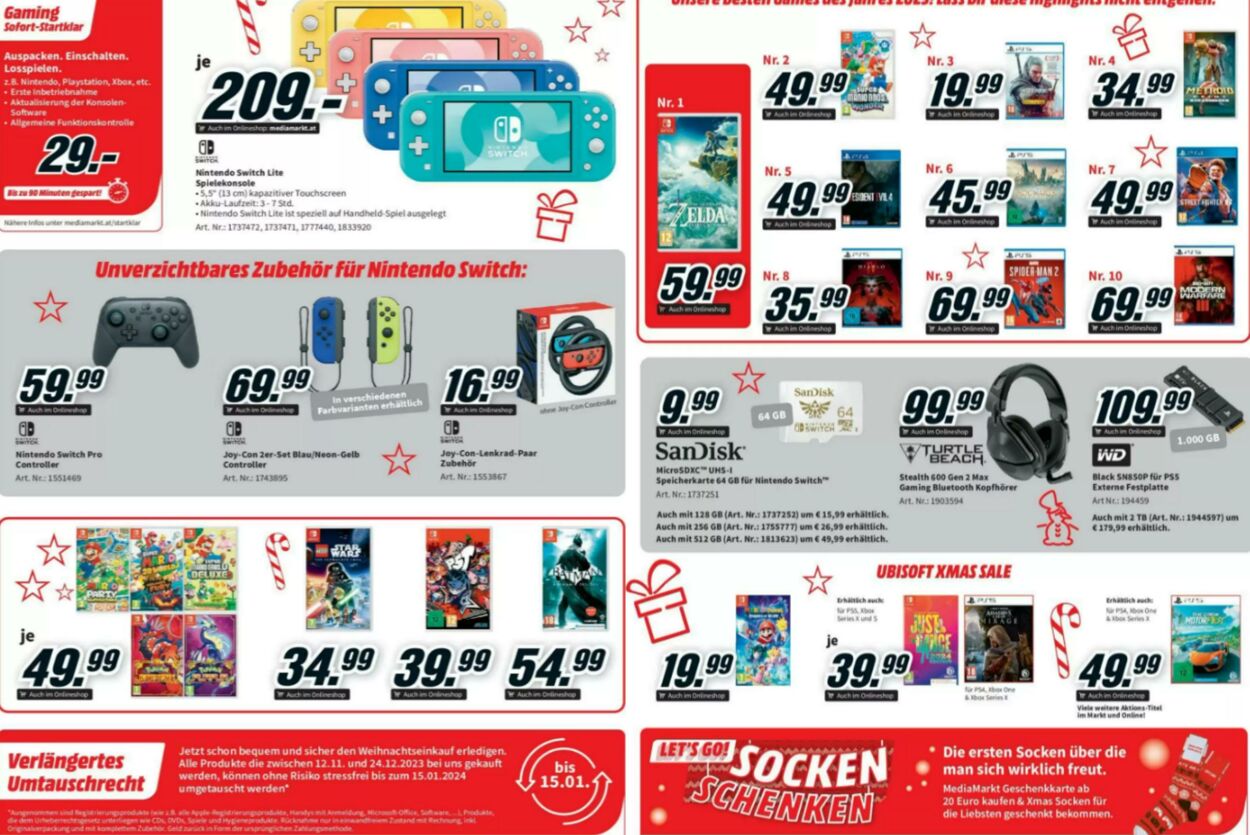 Prospekt Media Markt 01.01.2024 - 14.01.2024