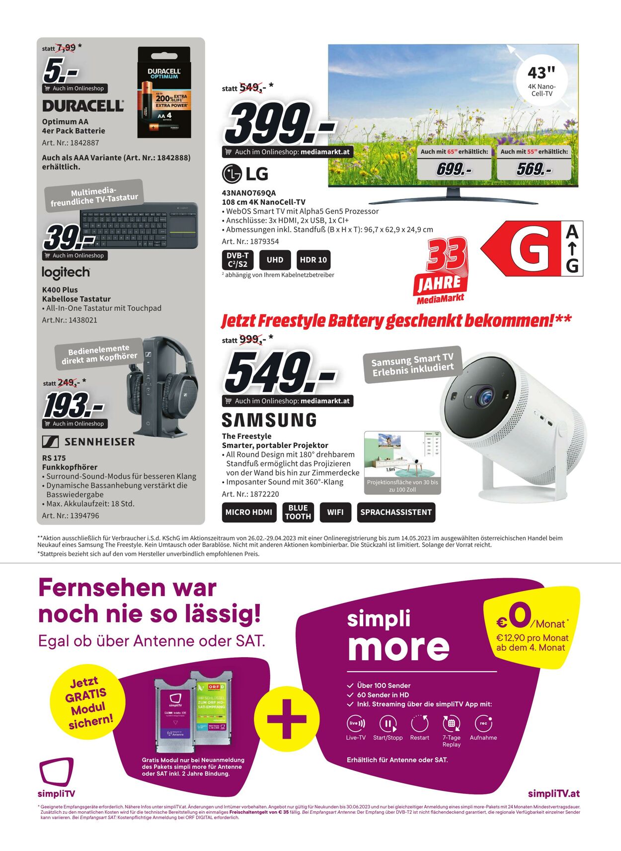 Prospekt Media Markt 26.02.2023 - 11.03.2023