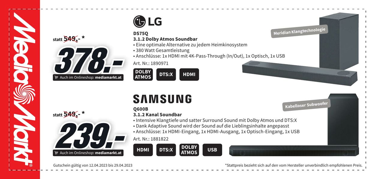 Prospekt Media Markt 12.04.2023 - 29.04.2023
