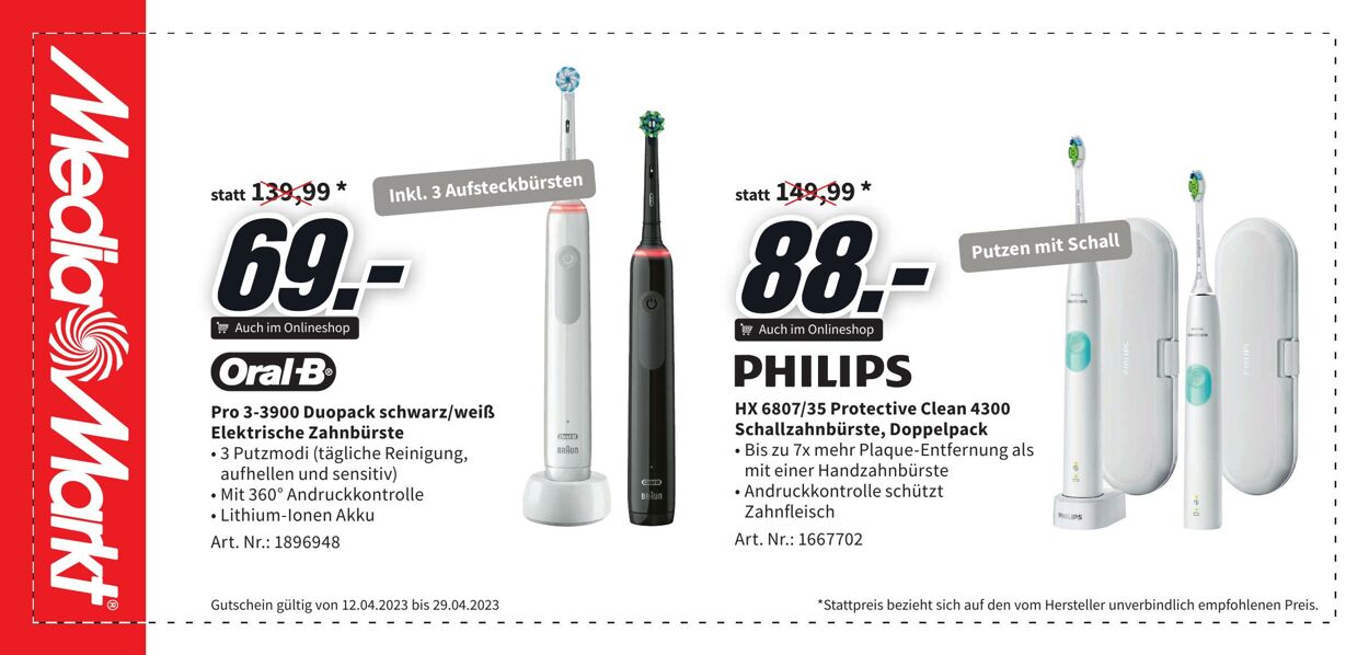 Prospekt Media Markt 12.04.2023 - 29.04.2023