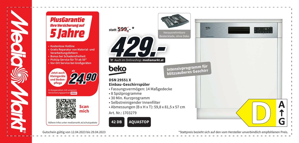 Prospekt Media Markt 12.04.2023 - 29.04.2023