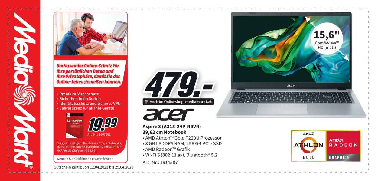 Prospekt Media Markt 12.04.2023 - 29.04.2023