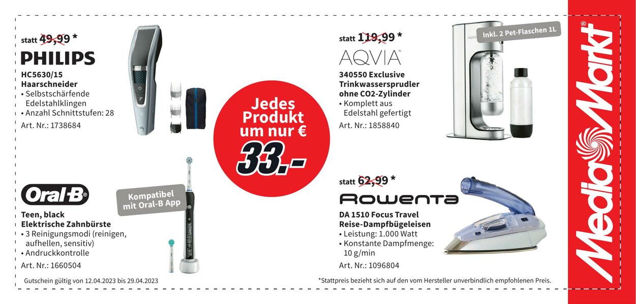 Prospekt Media Markt 12.04.2023 - 29.04.2023