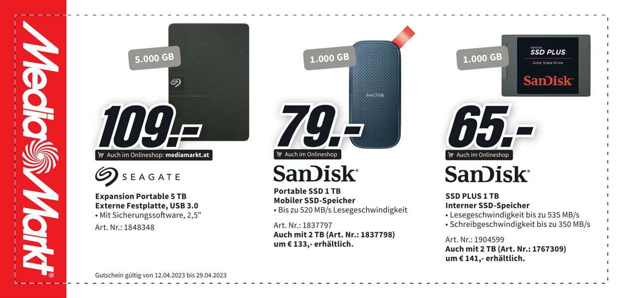 Prospekt Media Markt 12.04.2023 - 29.04.2023