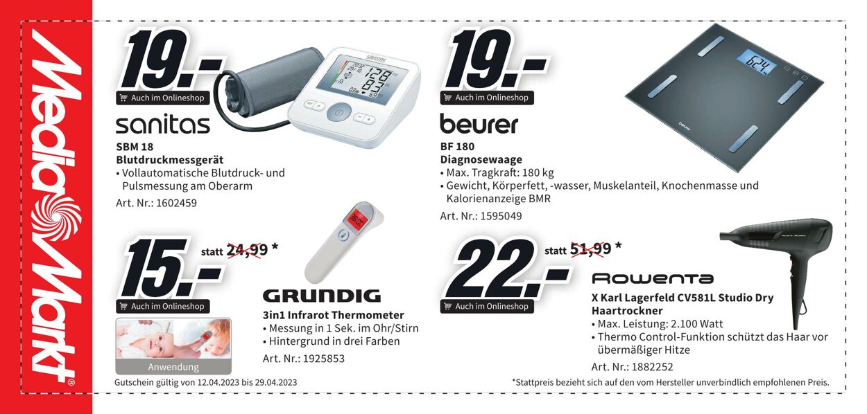 Prospekt Media Markt 12.04.2023 - 29.04.2023