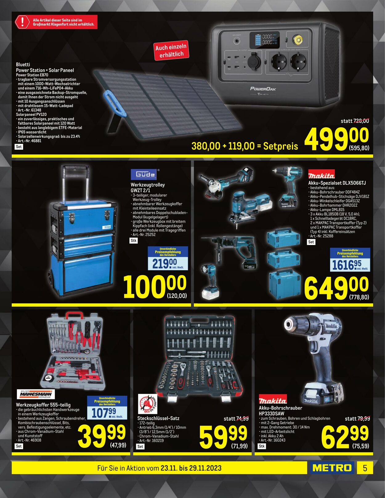 Prospekt Metro 23.11.2023 - 29.11.2023
