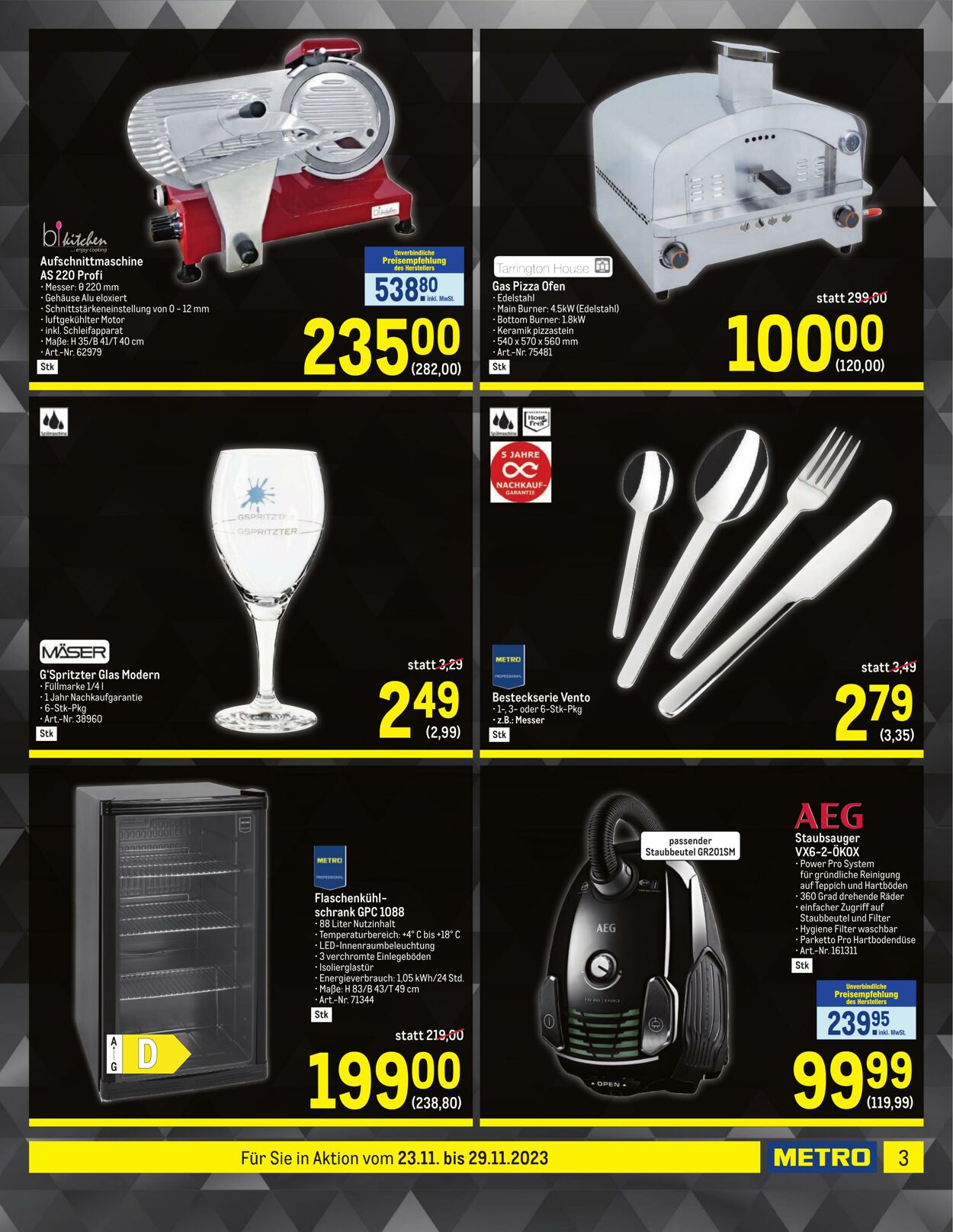 Prospekt Metro 23.11.2023 - 29.11.2023