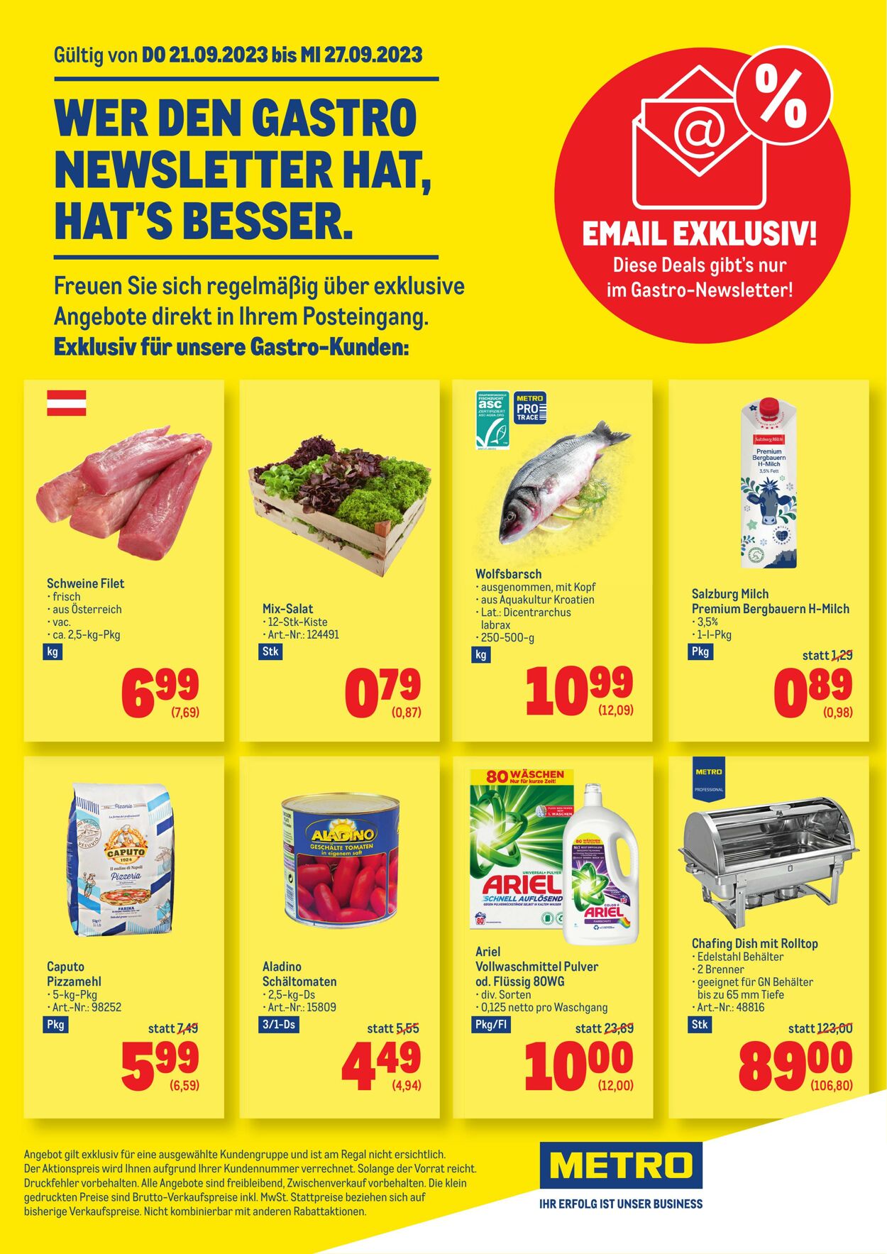 Prospekt Metro 21.09.2023 - 27.09.2023