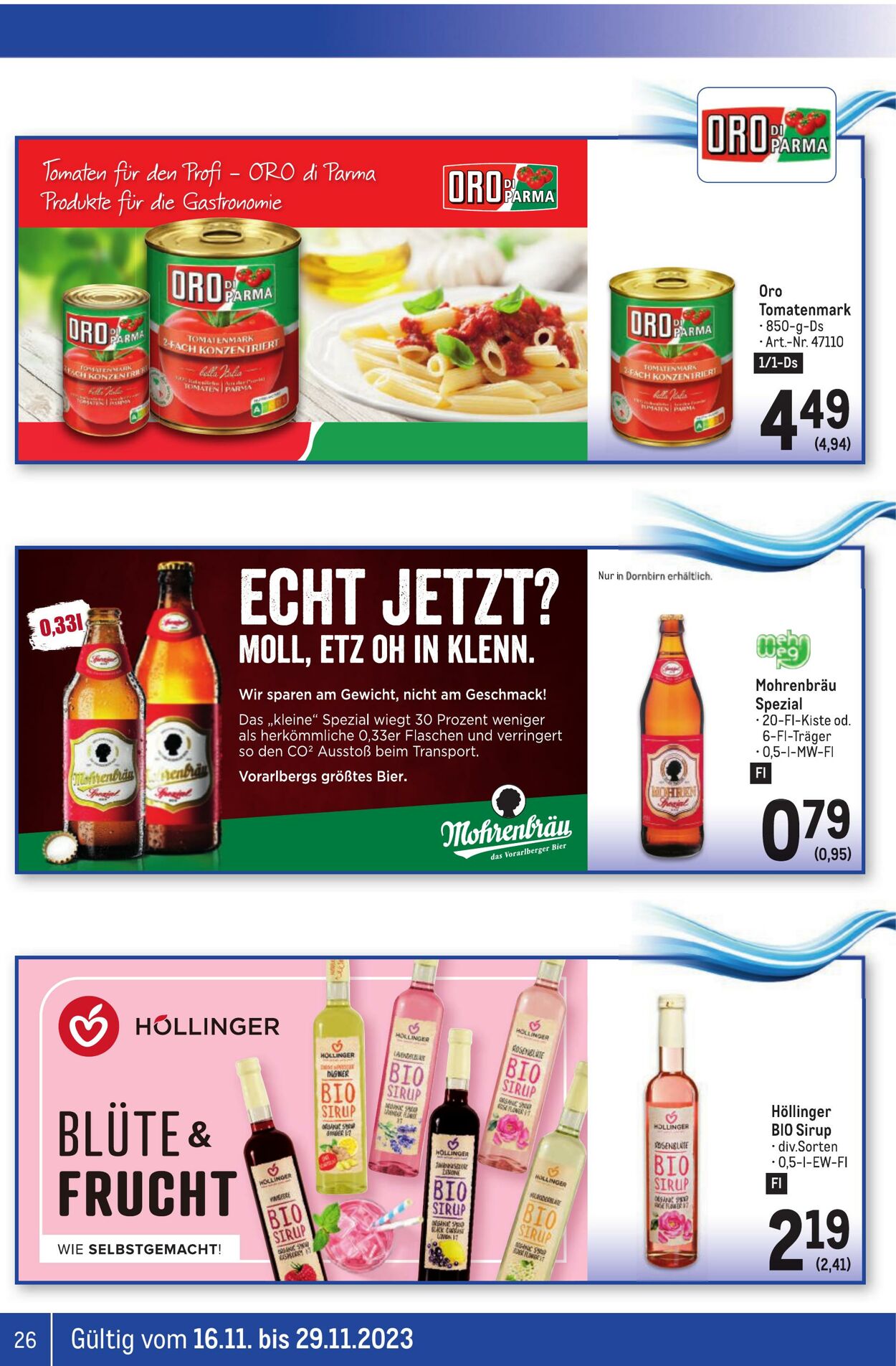 Prospekt Metro 16.11.2023 - 29.11.2023