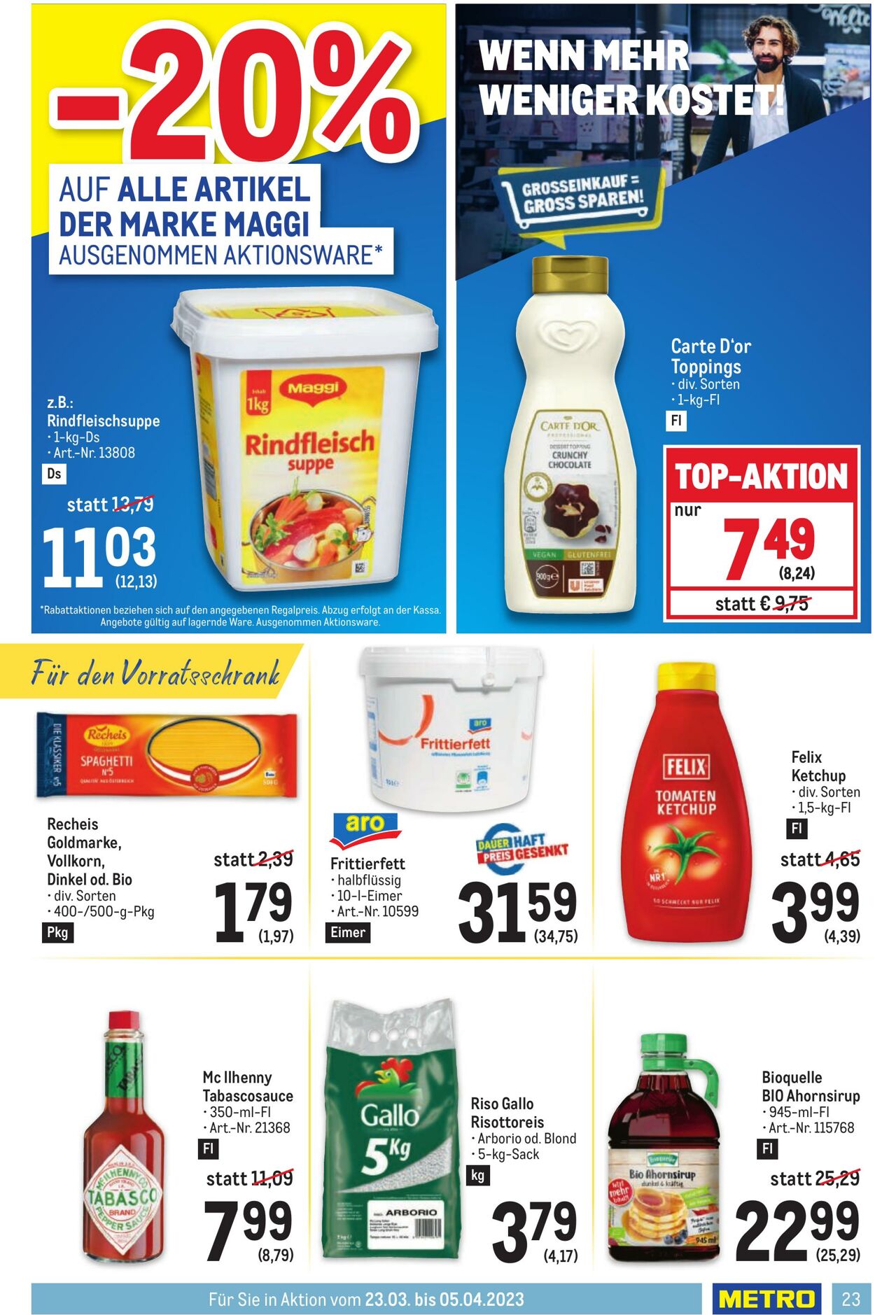 Prospekt Metro 23.03.2023 - 05.04.2023