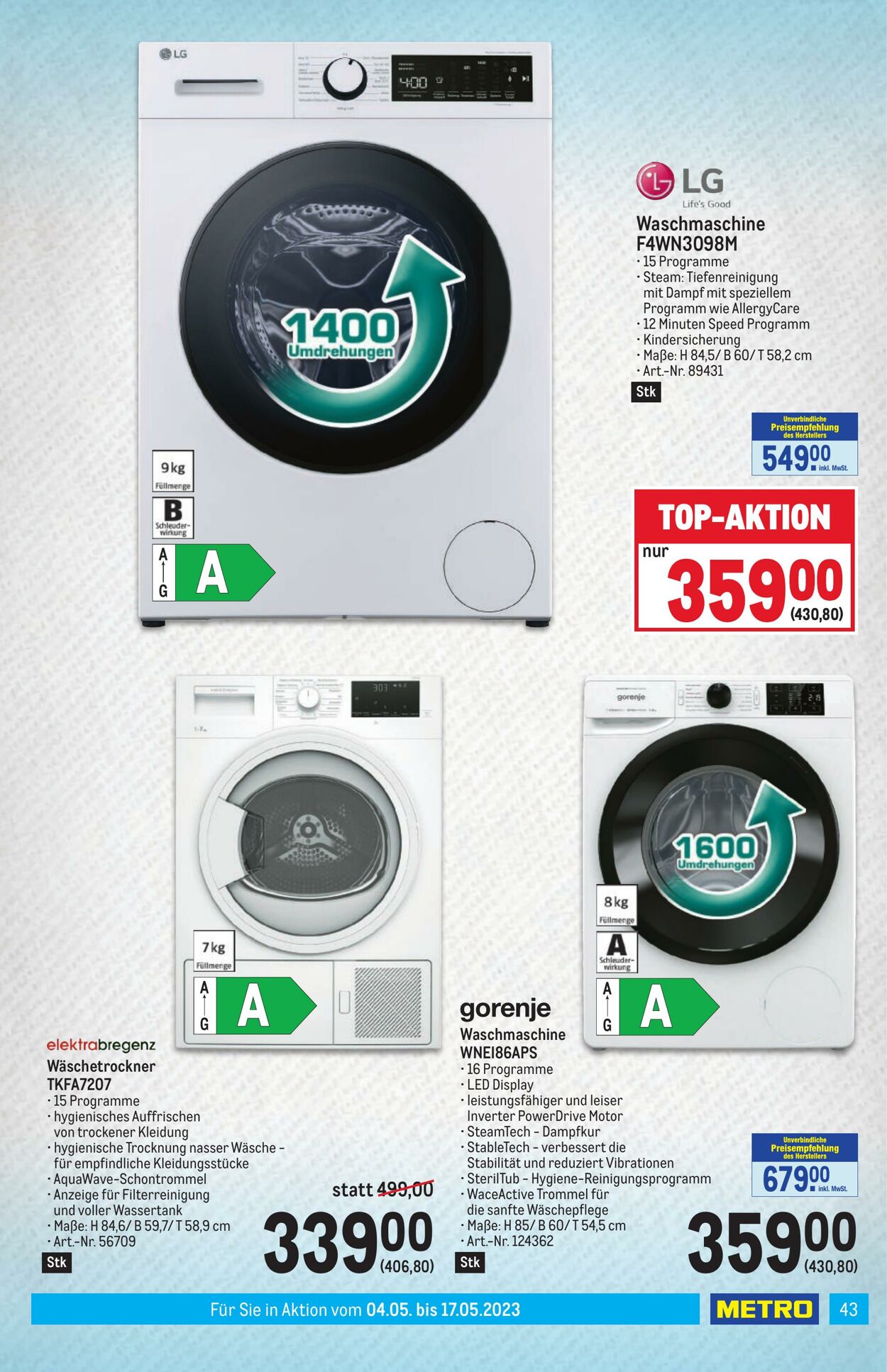 Prospekt Metro 04.05.2023 - 17.05.2023