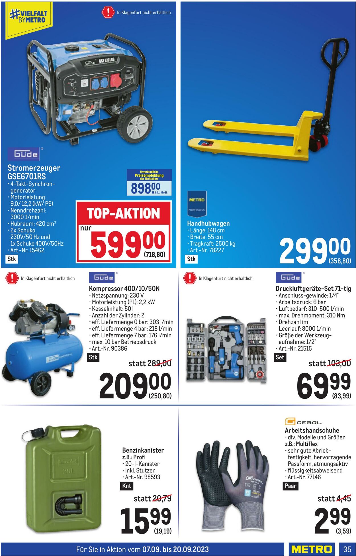 Prospekt Metro 07.09.2023 - 20.09.2023