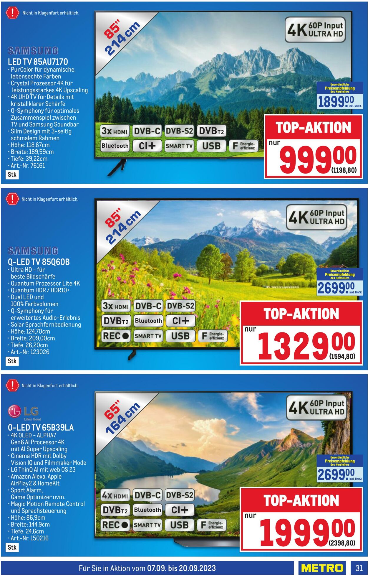 Prospekt Metro 07.09.2023 - 20.09.2023