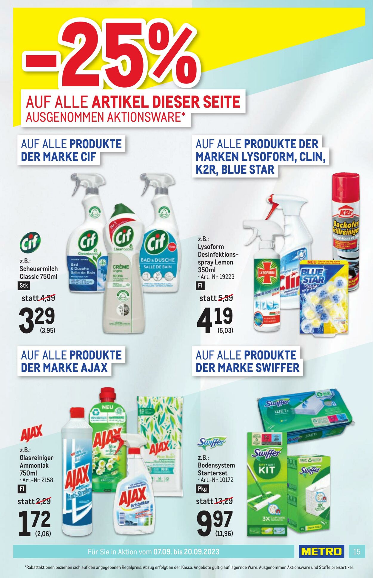 Prospekt Metro 07.09.2023 - 20.09.2023