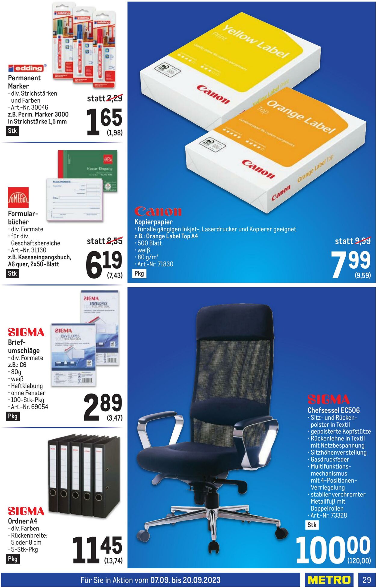 Prospekt Metro 07.09.2023 - 20.09.2023