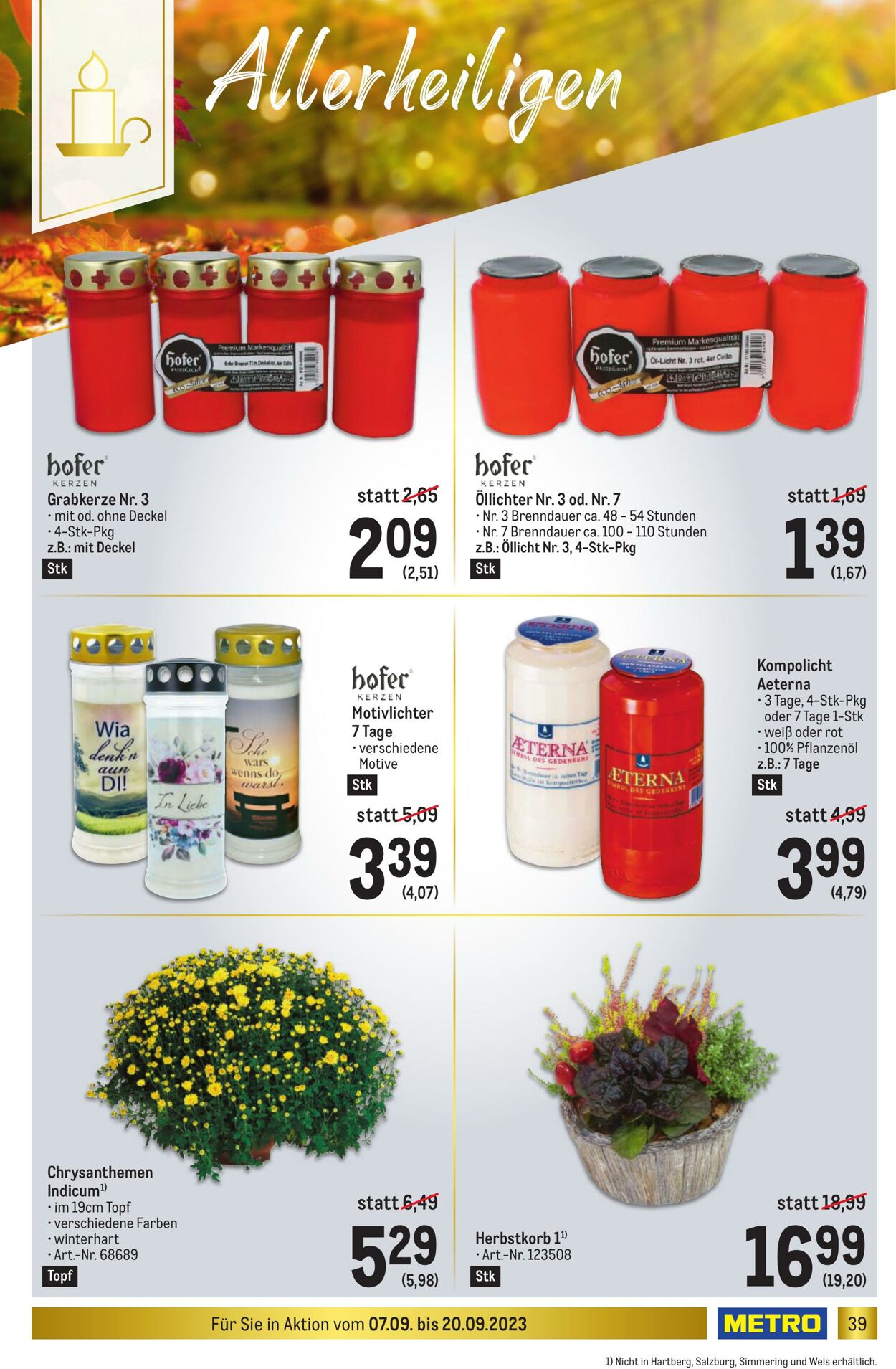 Prospekt Metro 07.09.2023 - 20.09.2023