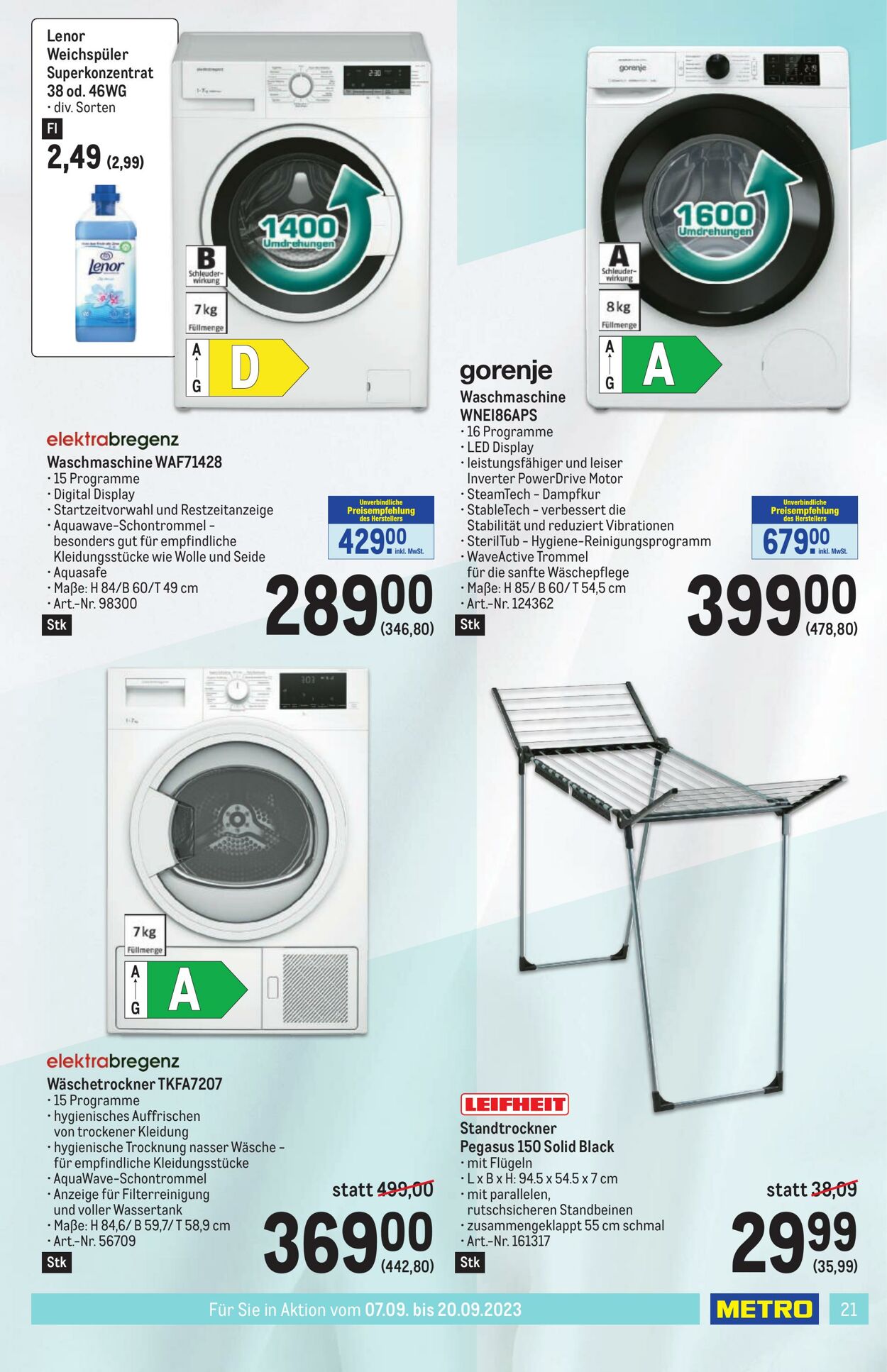 Prospekt Metro 07.09.2023 - 20.09.2023