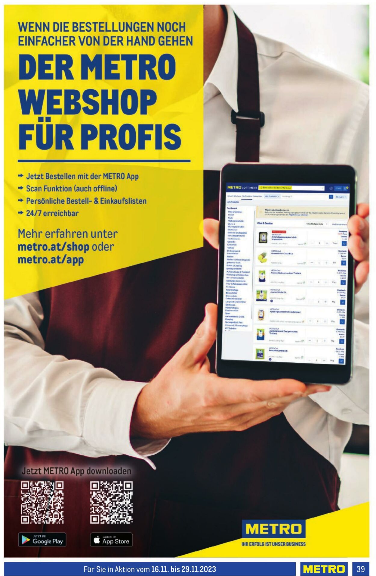 Prospekt Metro 16.11.2023 - 29.11.2023