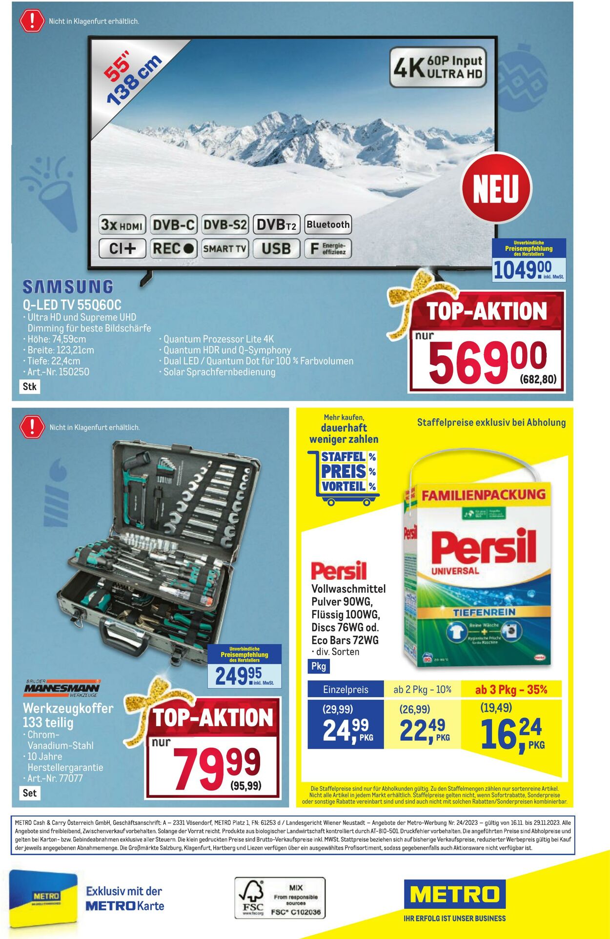 Prospekt Metro 16.11.2023 - 29.11.2023
