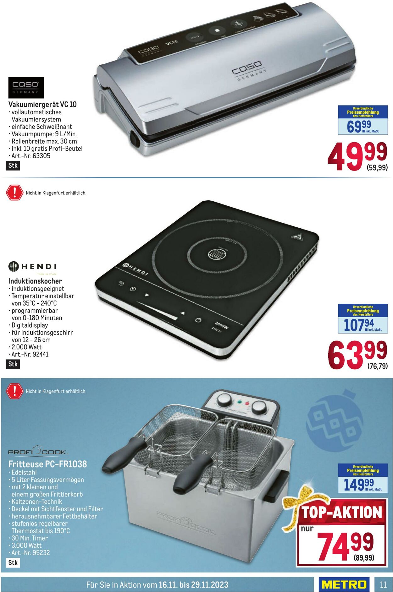 Prospekt Metro 16.11.2023 - 29.11.2023