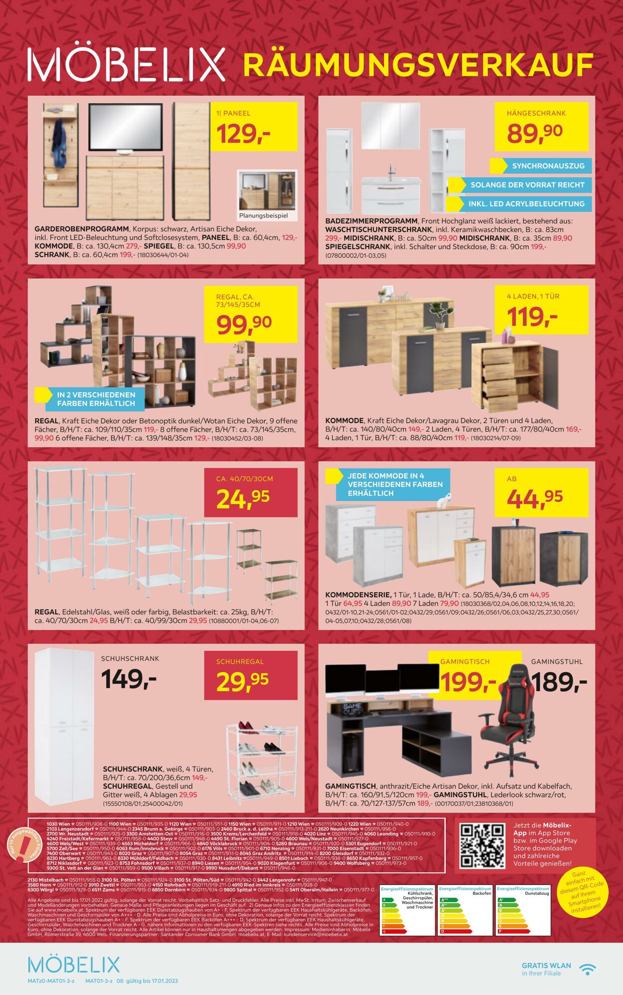 Prospekt Möbelix 09.01.2023 - 17.01.2023