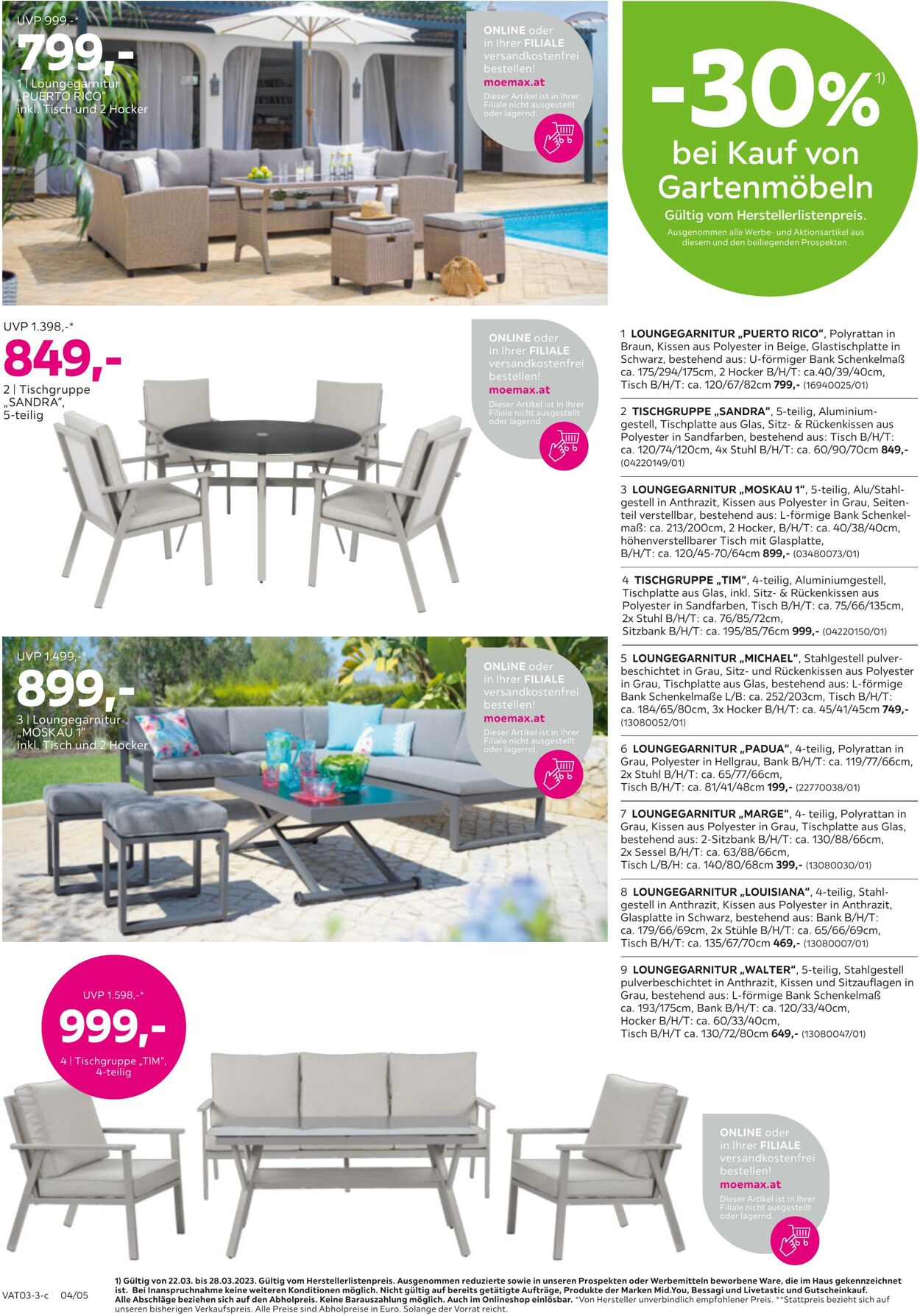 Prospekt Mömax 22.03.2023 - 28.03.2023