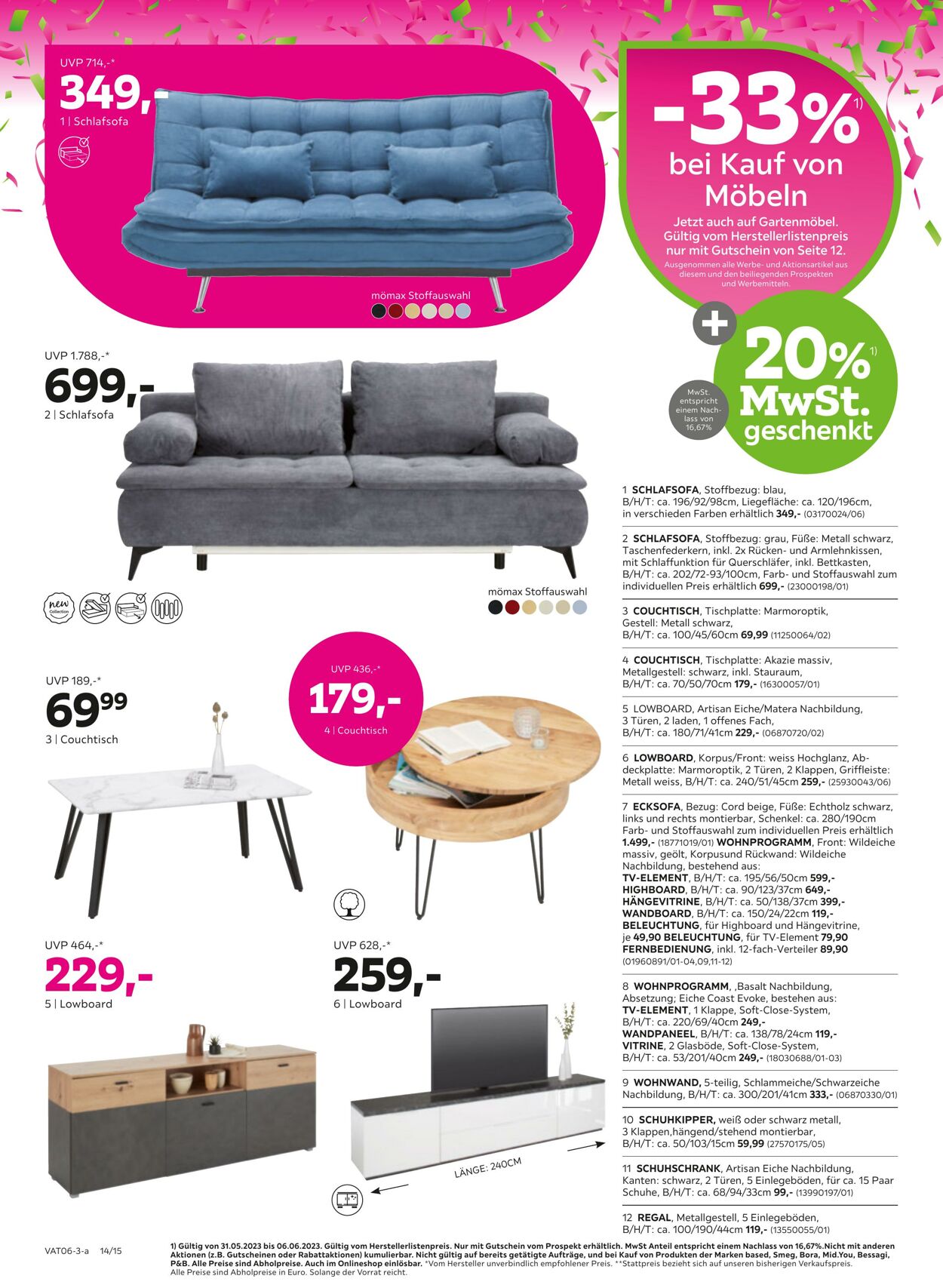 Prospekt Mömax 31.05.2023 - 06.06.2023