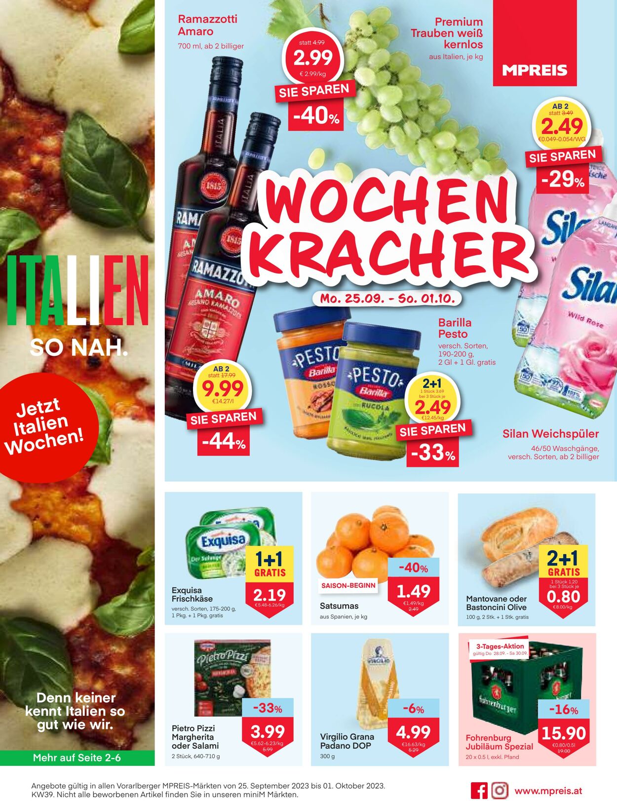 Prospekt MPREIS 25.09.2023 - 01.10.2023