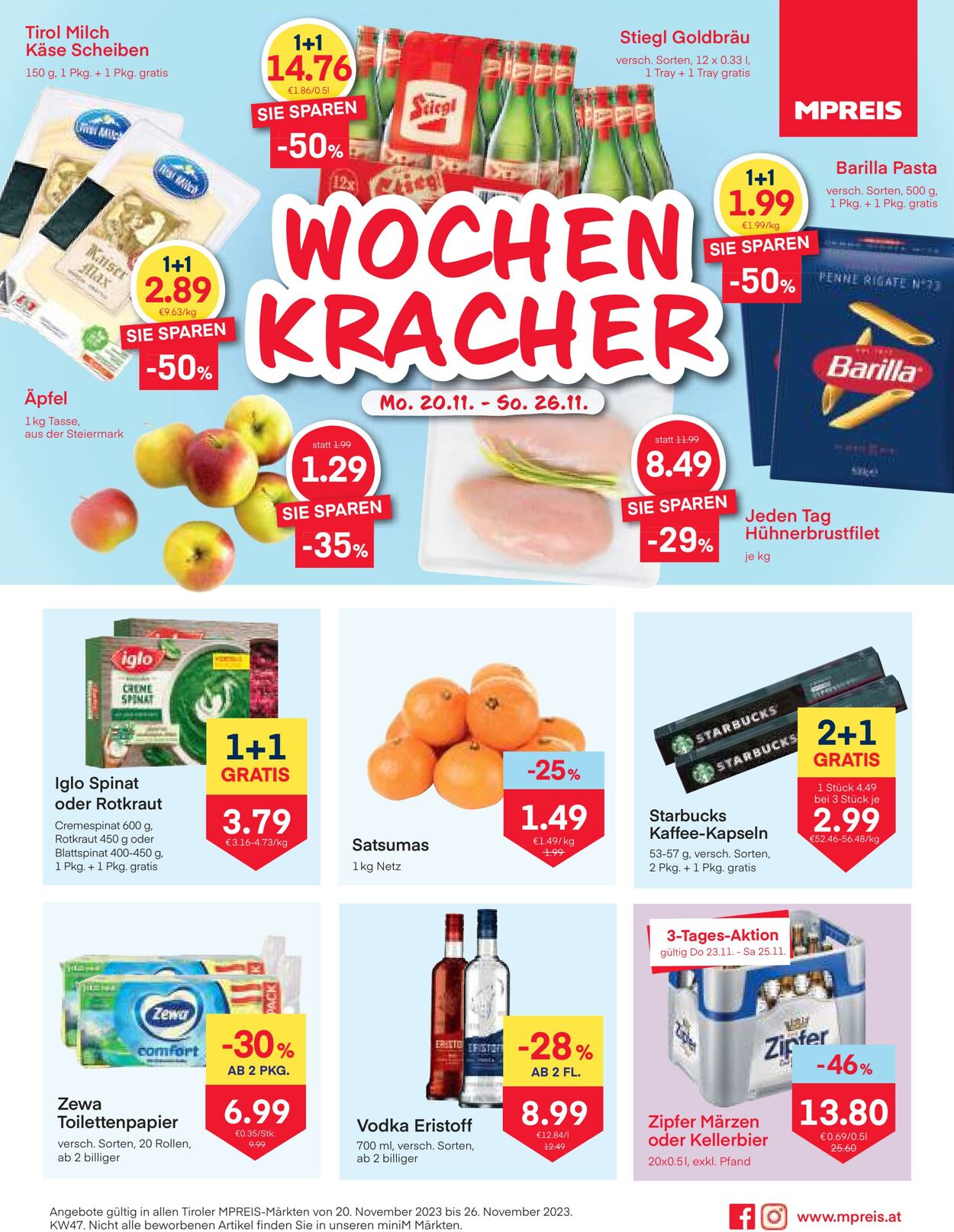 Prospekt MPREIS 20.11.2023 - 26.11.2023