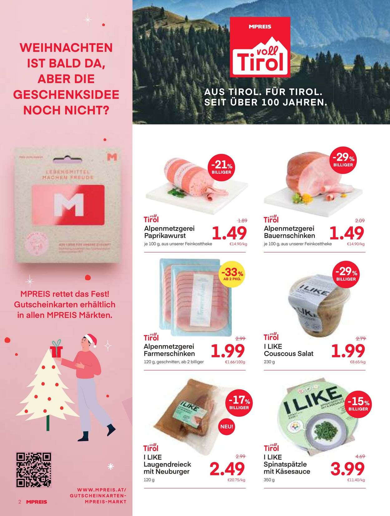 Prospekt MPREIS 27.11.2023 - 03.12.2023