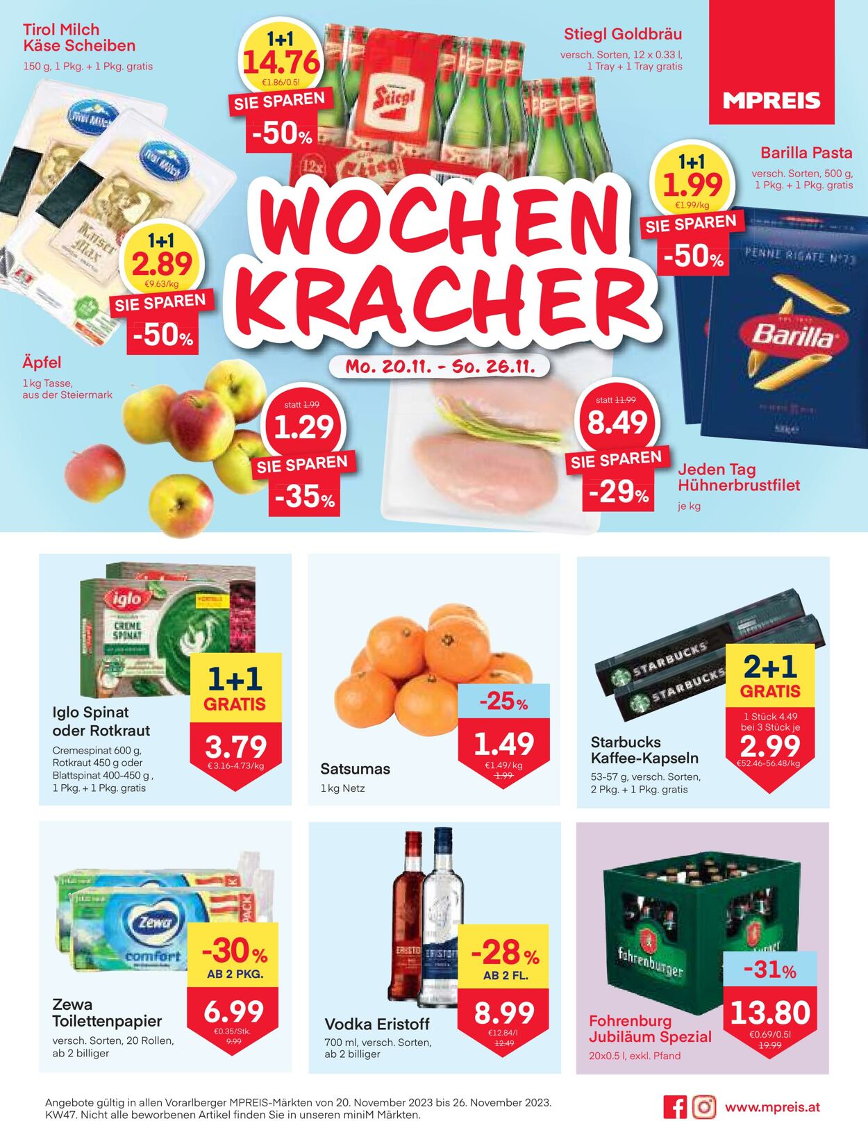 Prospekt MPREIS 20.11.2023 - 26.11.2023