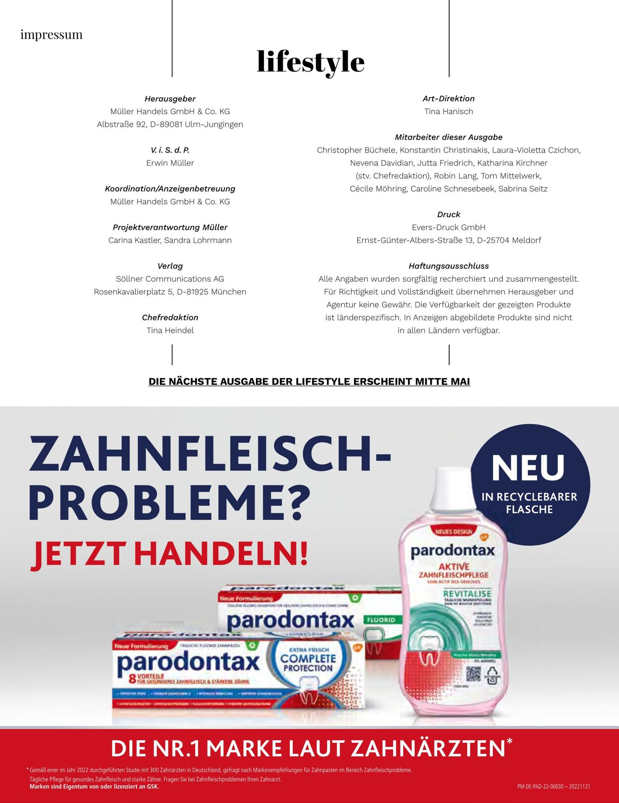 Prospekt Müller 20.03.2023 - 30.04.2023