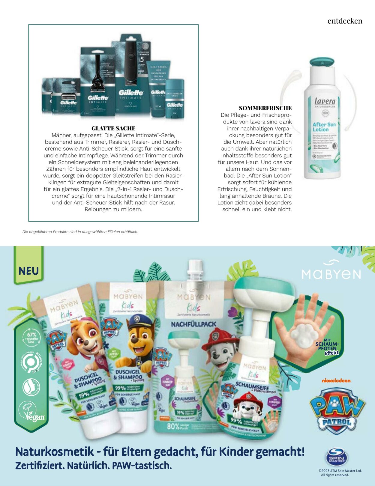 Prospekt Müller 01.07.2023 - 31.08.2023