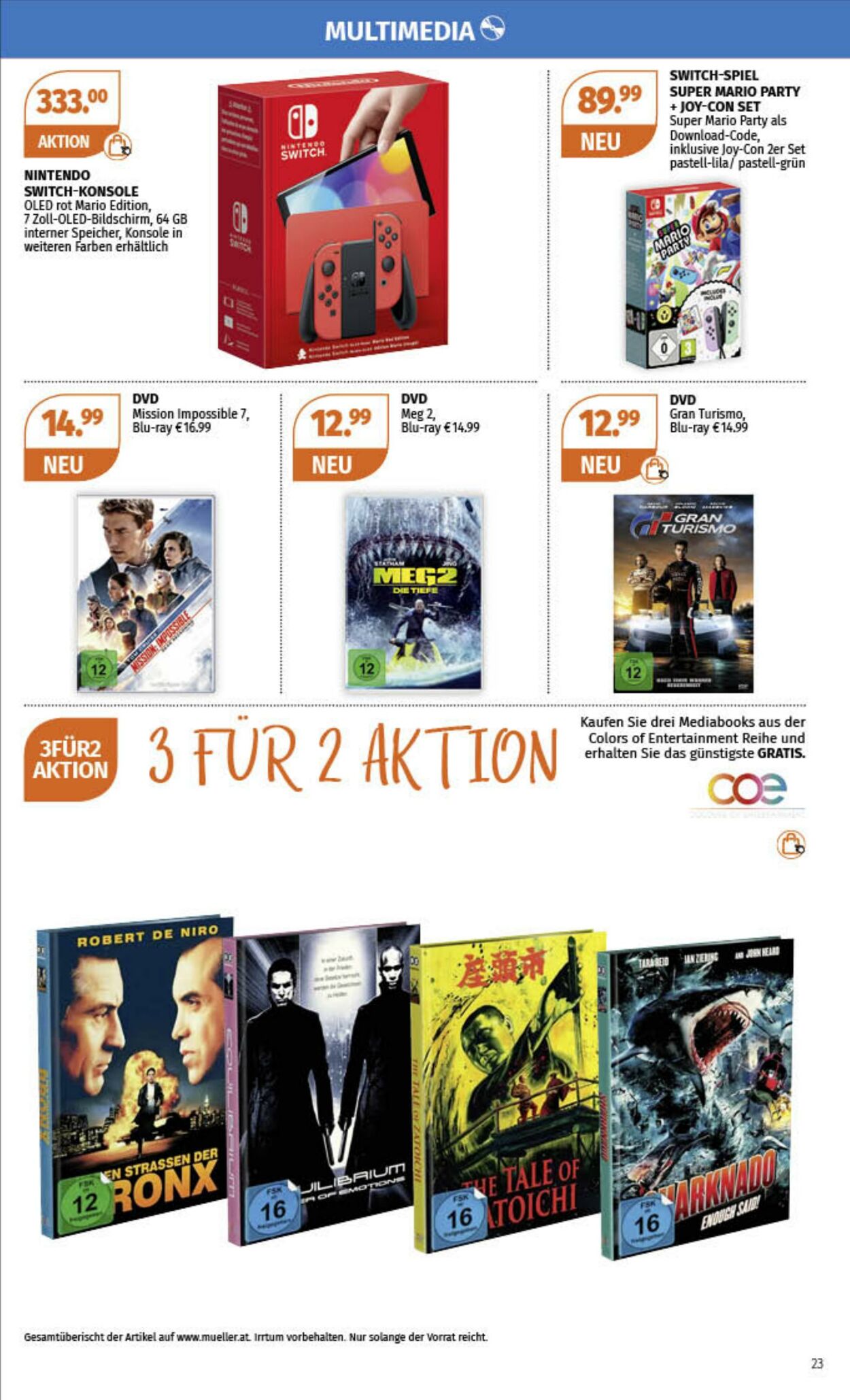 Prospekt Müller 12.11.2023 - 18.11.2023