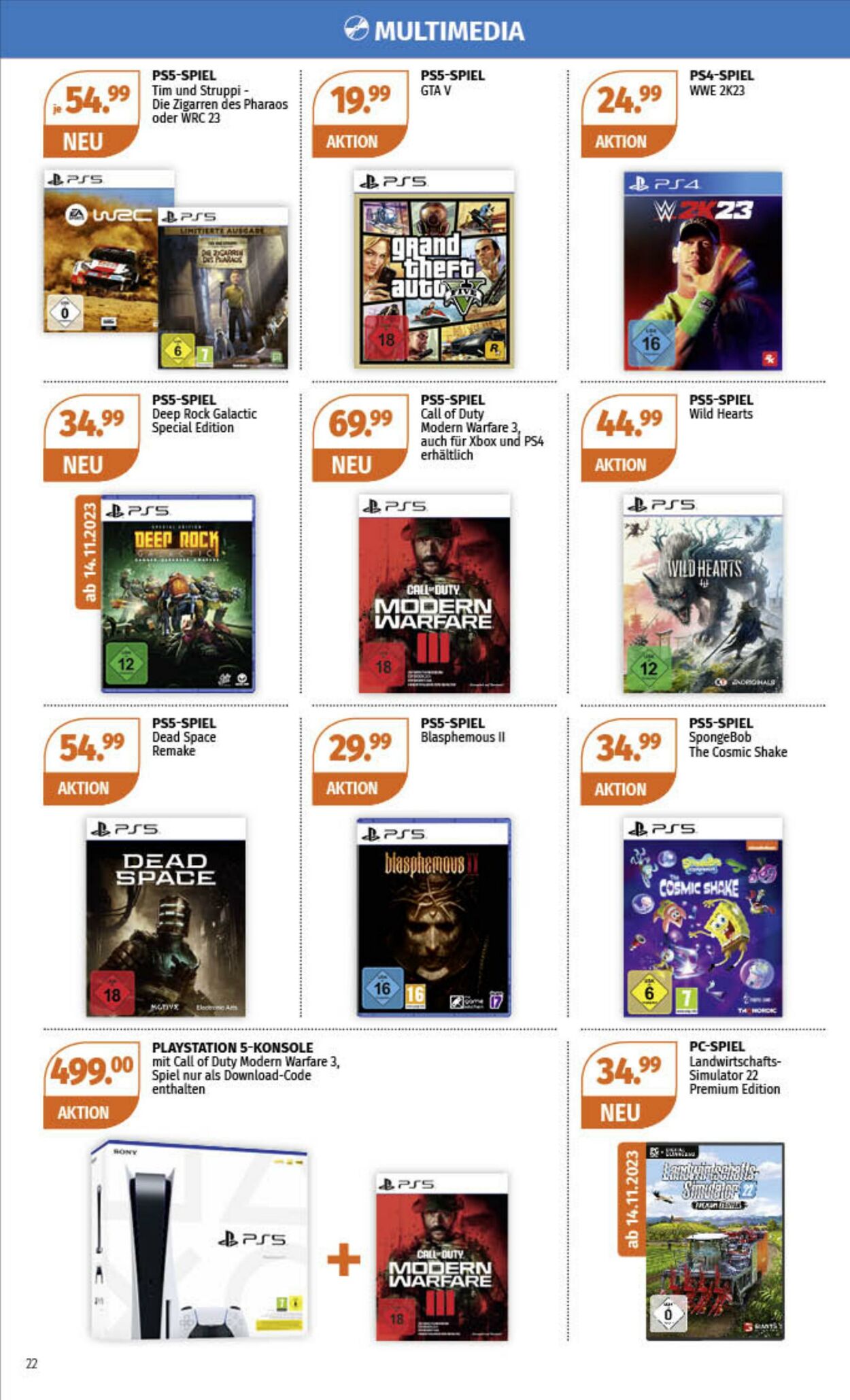 Prospekt Müller 12.11.2023 - 18.11.2023