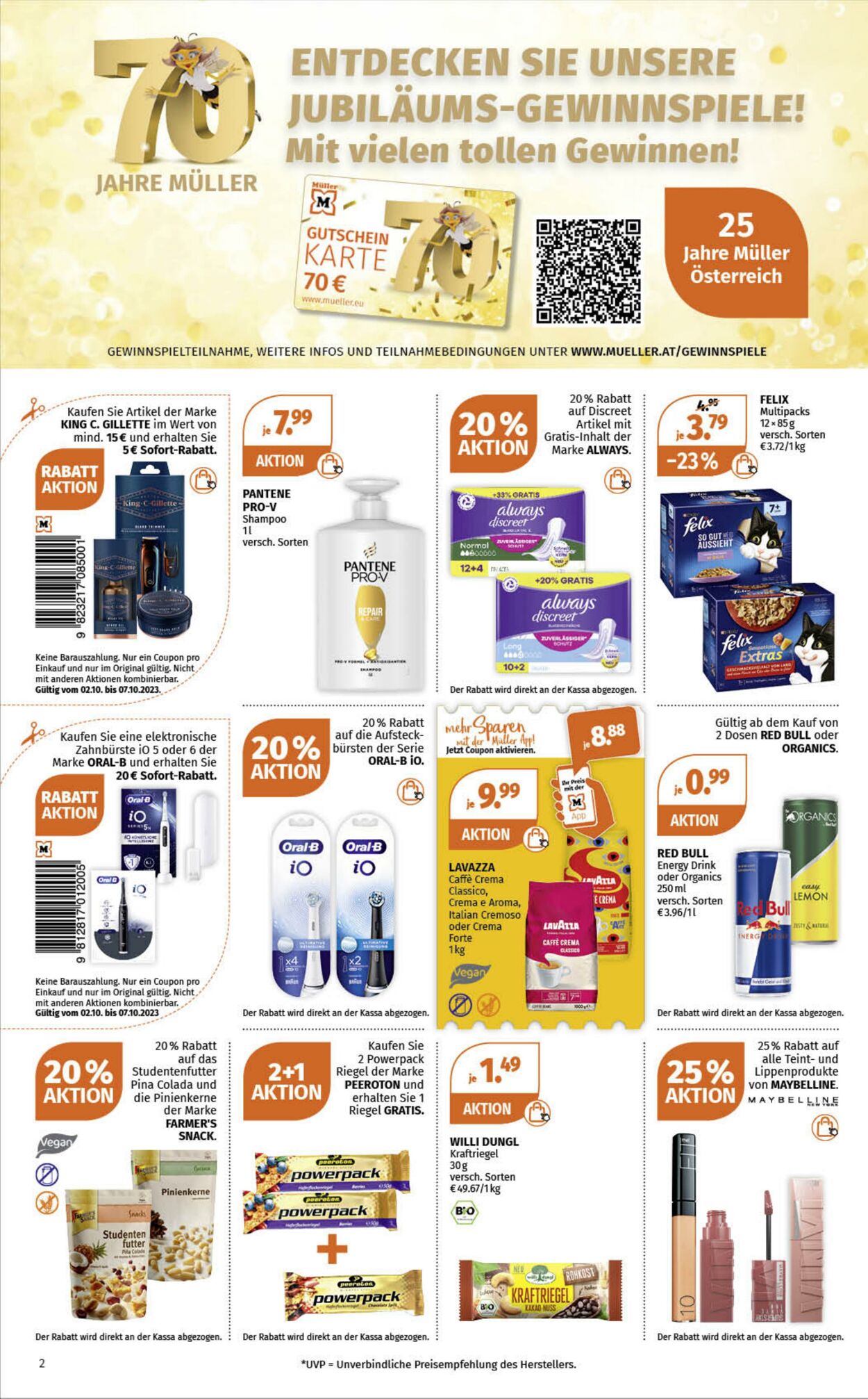 Prospekt Müller 02.10.2023 - 07.10.2023