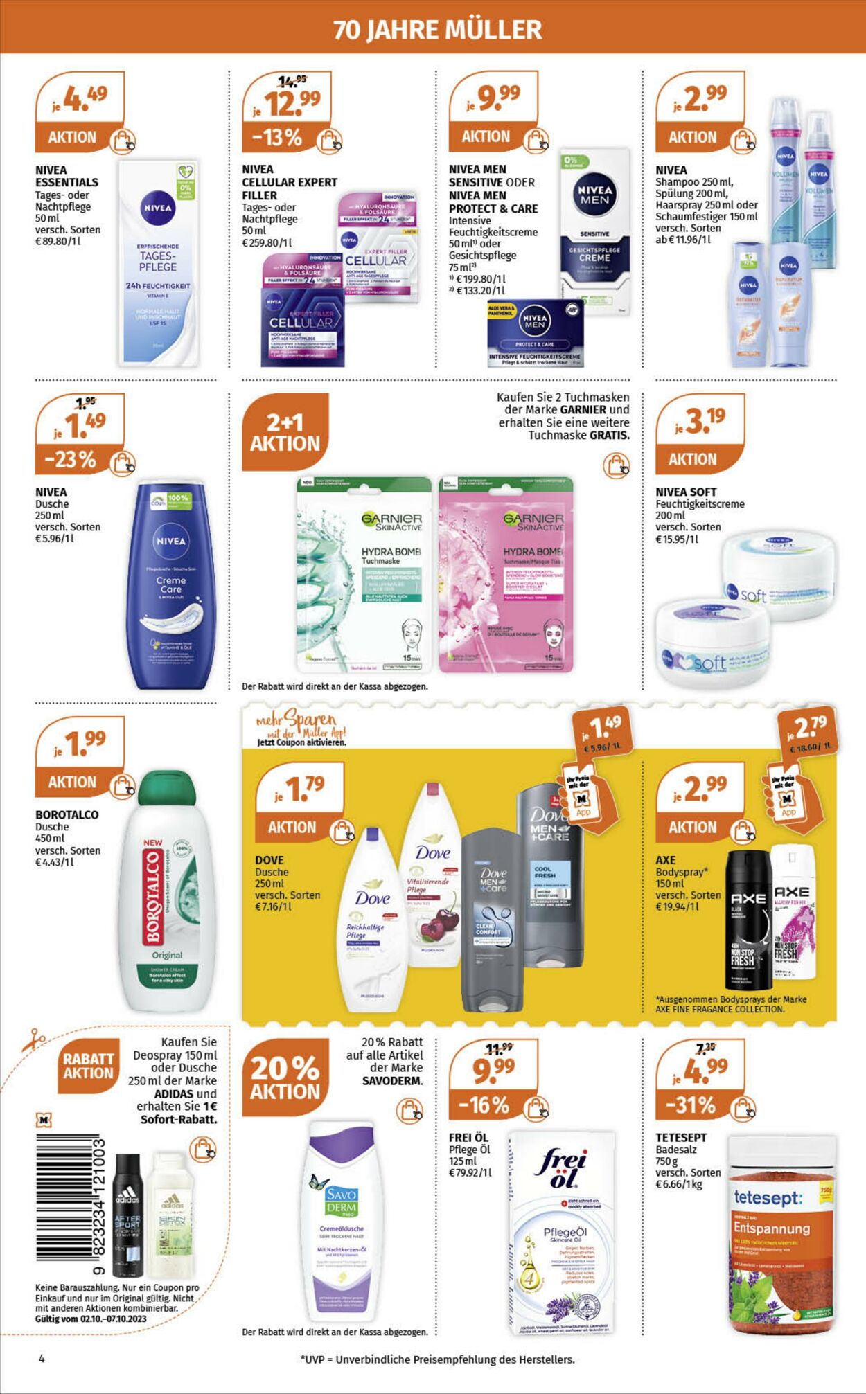 Prospekt Müller 02.10.2023 - 07.10.2023